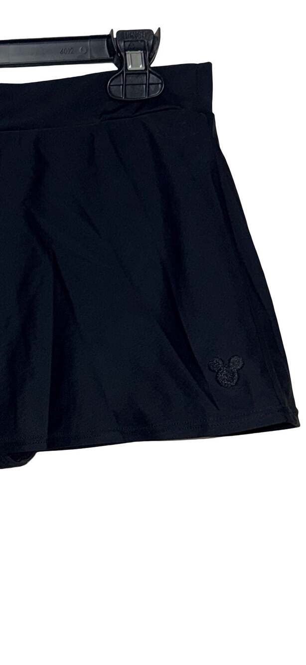 NWOT Disney Parks Black Mickey Mouse Swim Bikini Skirt Skort Size L - Picture 2 of 7